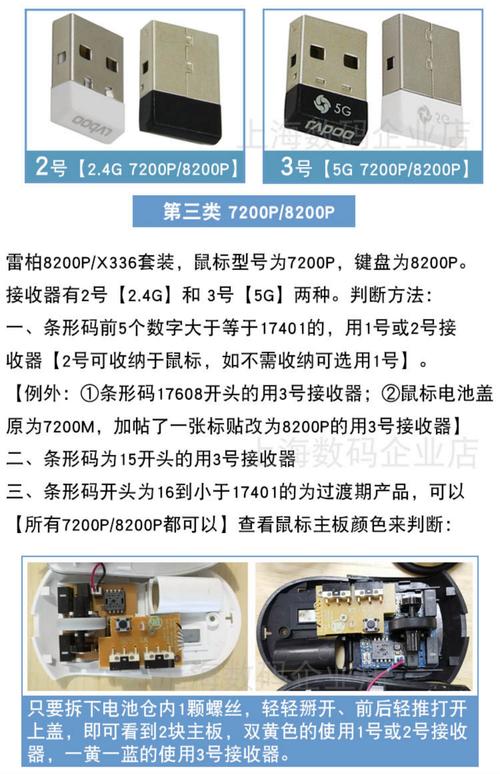 雷柏无线鼠标接收器怎样配对