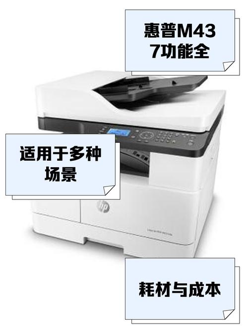 惠普m437nda怎么加粉