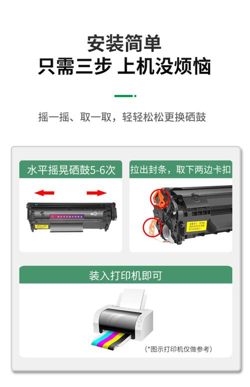 佳能2900+打印机碳粉盒怎样加粉