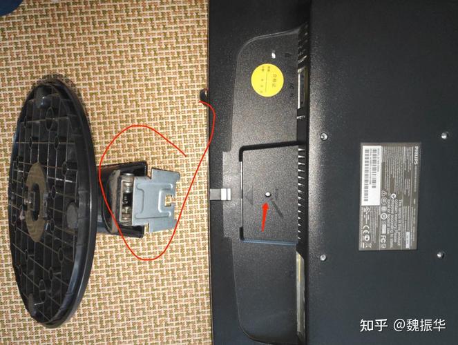 长城显示器底座拆解方法