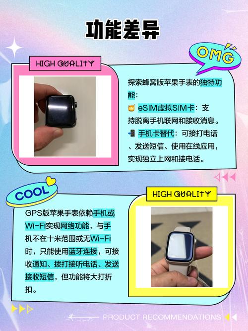 苹果手表gps版好还是蜂窝版好