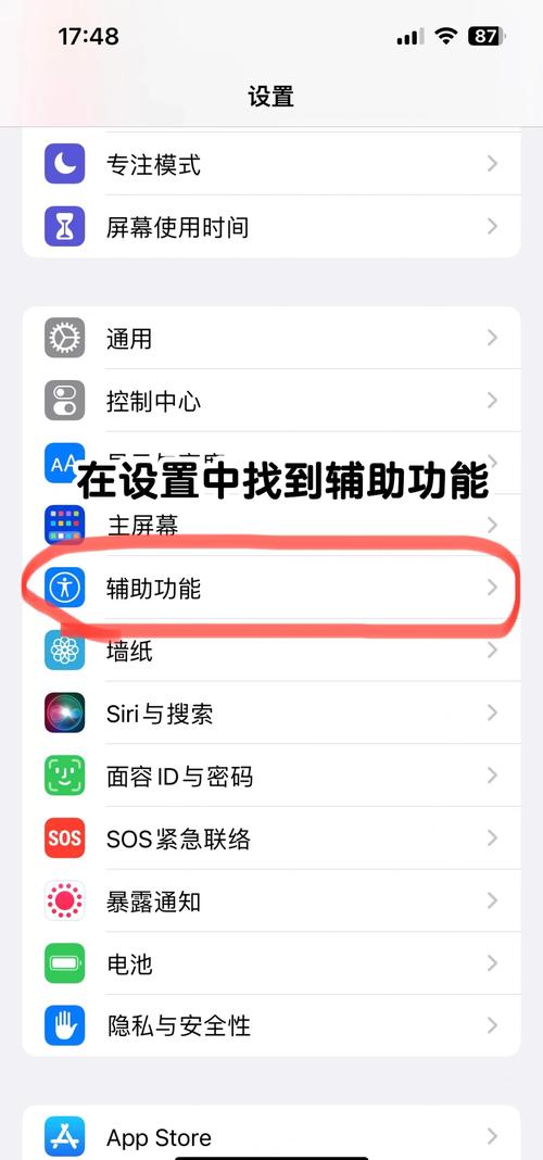 苹果手机悬浮球在哪设置?