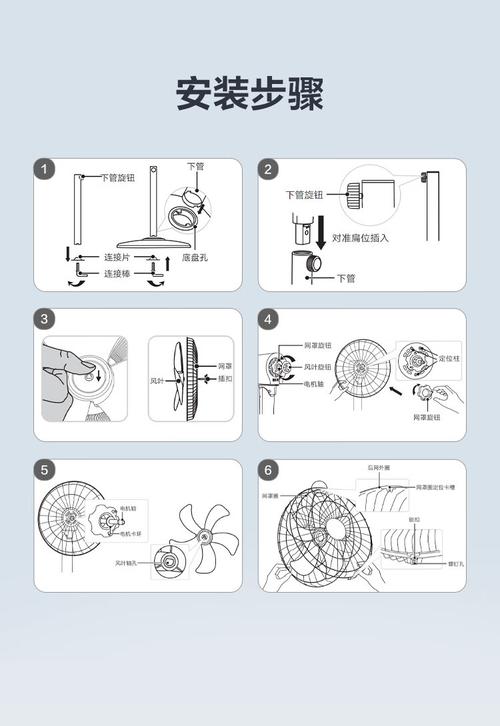 台式电风扇费用以及安装步骤