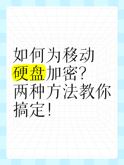 移动硬盘密码设置与解除