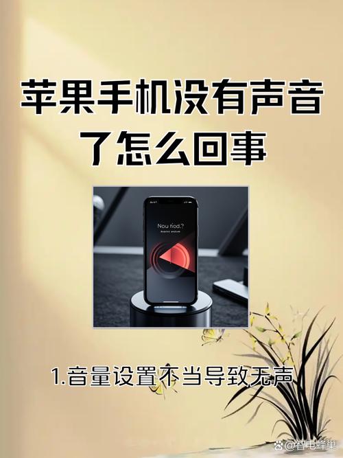 苹果手机没有声音是怎么回事