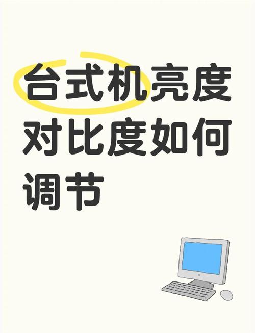怎么调电脑对比度和亮度?