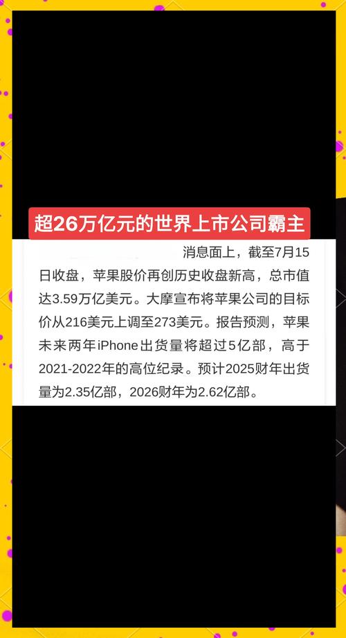 苹果市值突破1万亿万,相当于2个阿里、2.5个腾讯