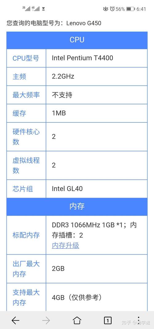 联想G450,老电脑升级记录
