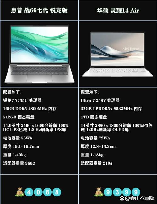 惠普和华硕游戏本推荐比较