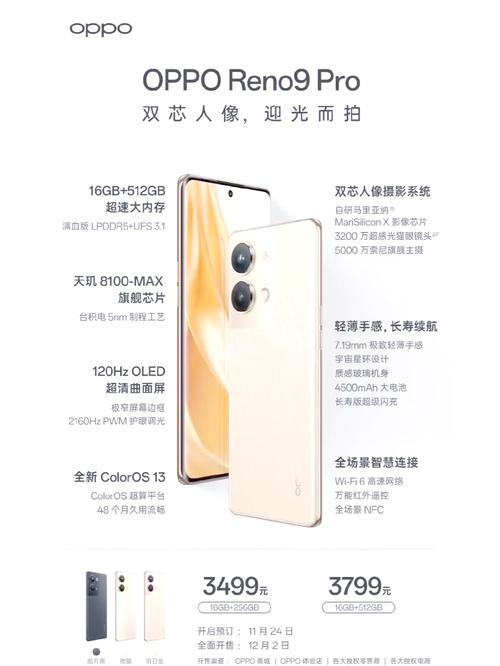 opporeno9参数配置详情介绍
