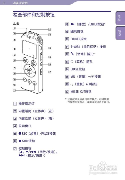 索尼录音笔icdfx8使用说明是怎样的?