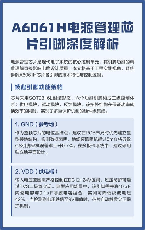 a6061h电源管理芯片引脚功能