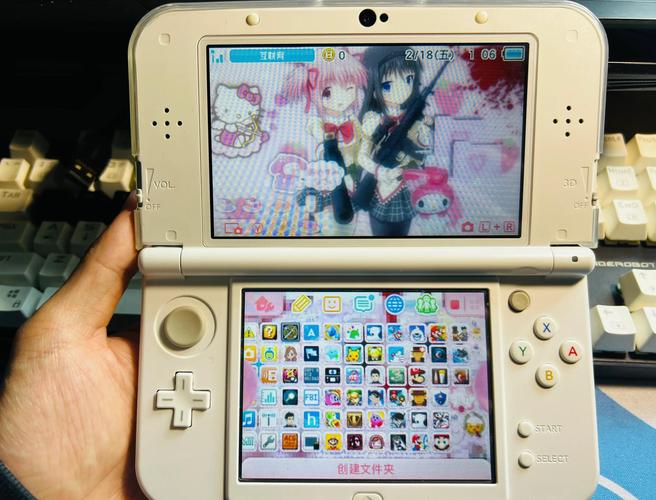 3DSLL掌机在玩NDS卡带游戏时是全屏还是和原来的3DS屏幕一样大?_百度...
