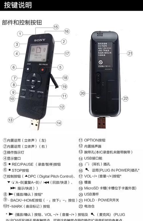 索尼录音笔怎么使用