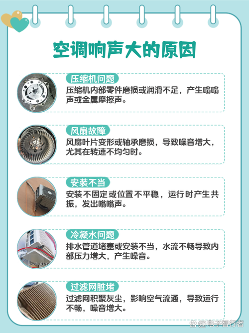 空调风扇发出巨大响声是怎么一回事呀?