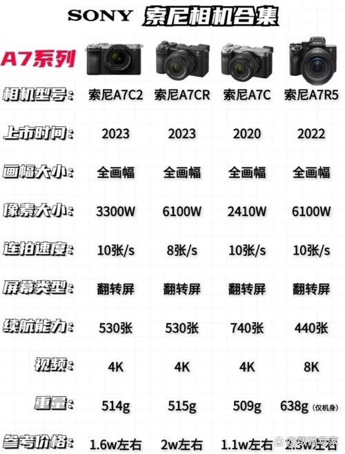 snoy相机a7后面的m,r有什么区别?