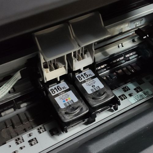 佳能815墨盒加墨方法