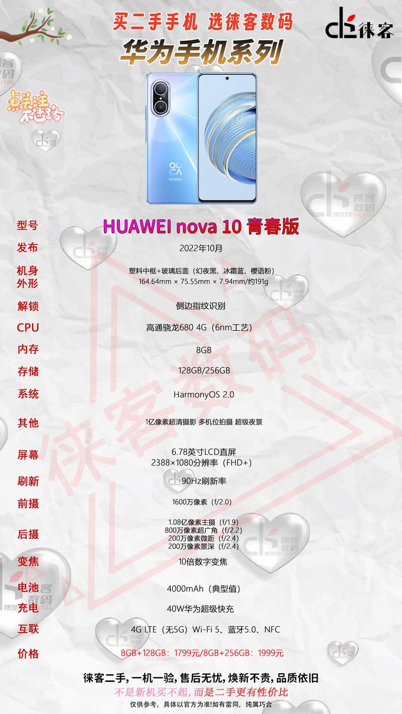 华为nova10参数配置_华为nova10参数怎么样