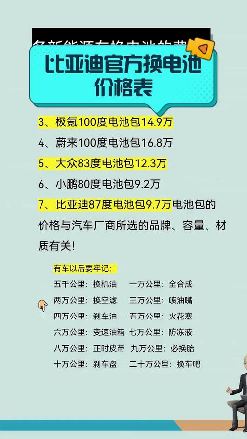 换电池一般多少钱