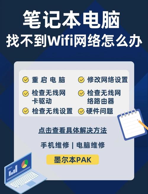 笔记本电脑怎么找不到无线网wifi