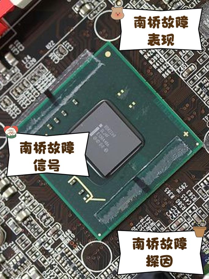 如何鉴别主板南桥是否烧了