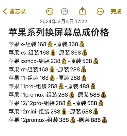 苹果手机屏幕摔碎了,多少钱换?