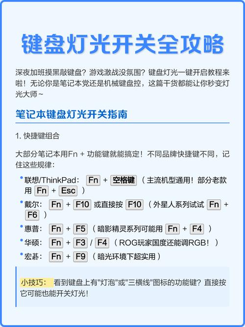 rog笔记本键盘灯光怎么设置
