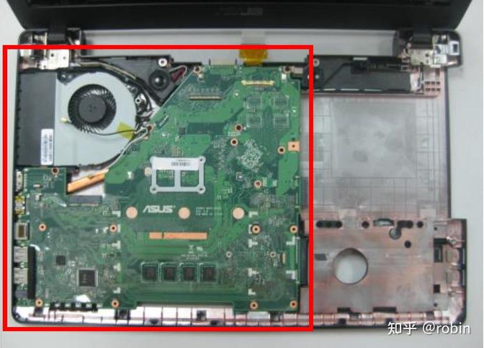 华硕笔记本A550j型号为什么安装运行内存的地方是这样的?