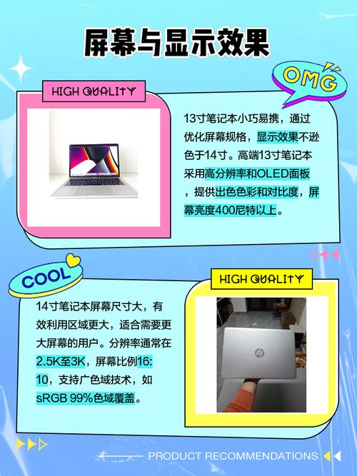 笔记本12寸,13寸,14寸分别是多大