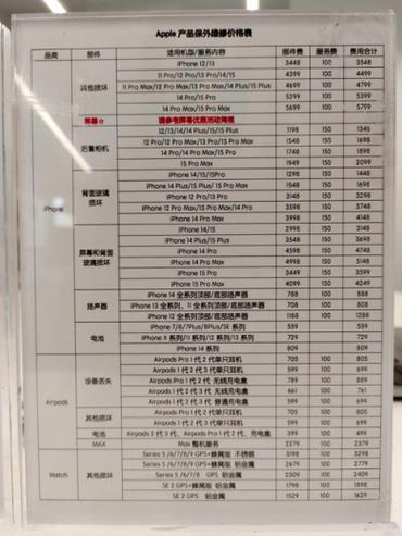 苹果电脑触控屏裂开维修费用