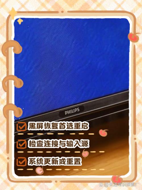 飞利浦显示器黑屏?有谁晓得?