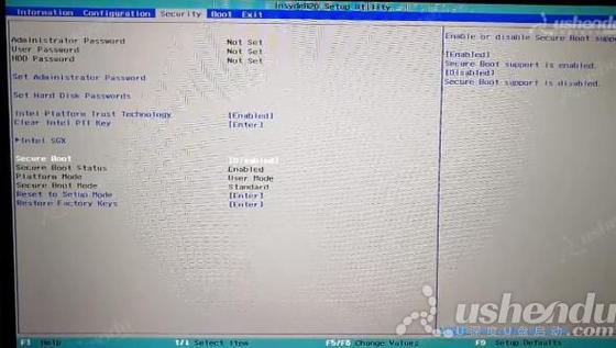 联想y7000笔记本的BIOS启动项内只有机械硬盘和pe系统盘(我要从固态中...