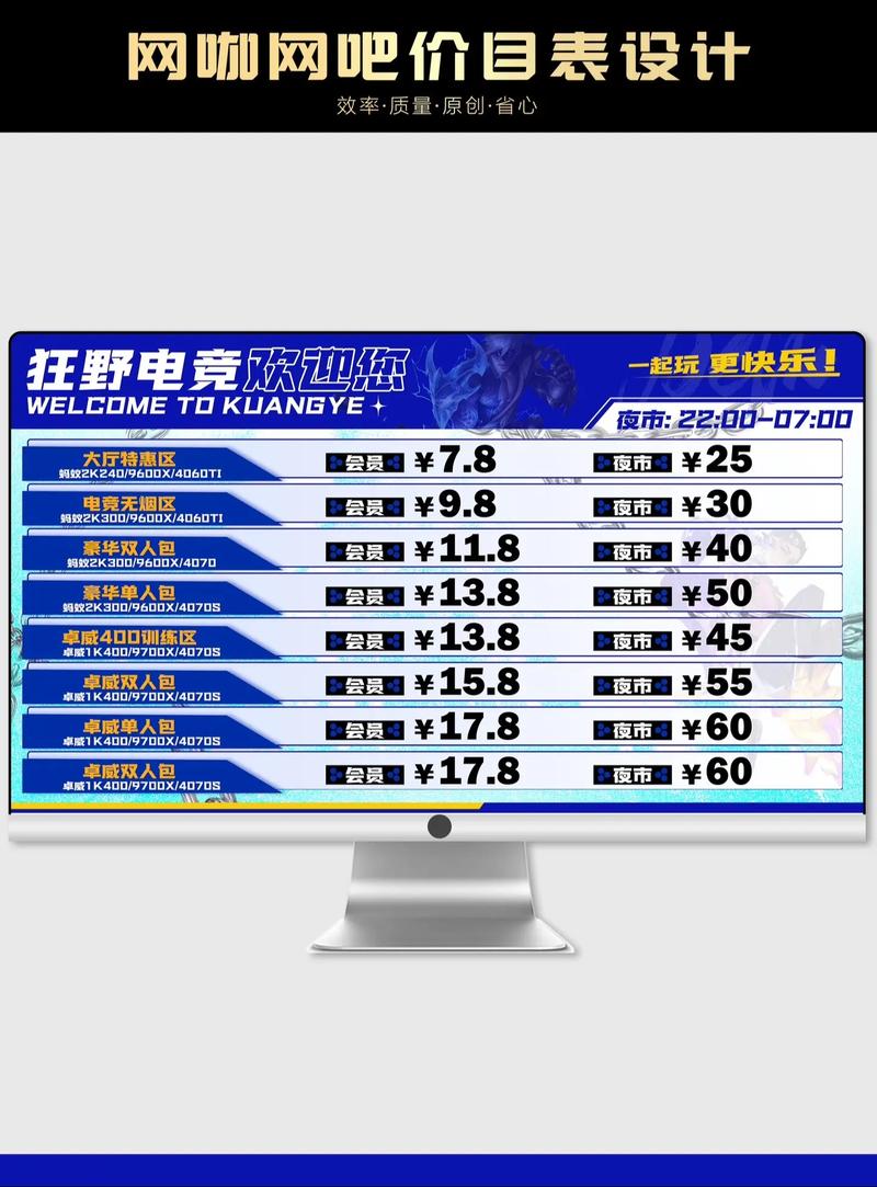 现在的网吧电脑是什么样子的一般的网吧电脑配置是怎样的大概多少钱