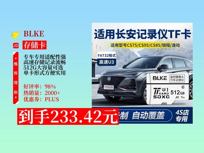 汽车行车记录仪内存卡安装多少钱合适