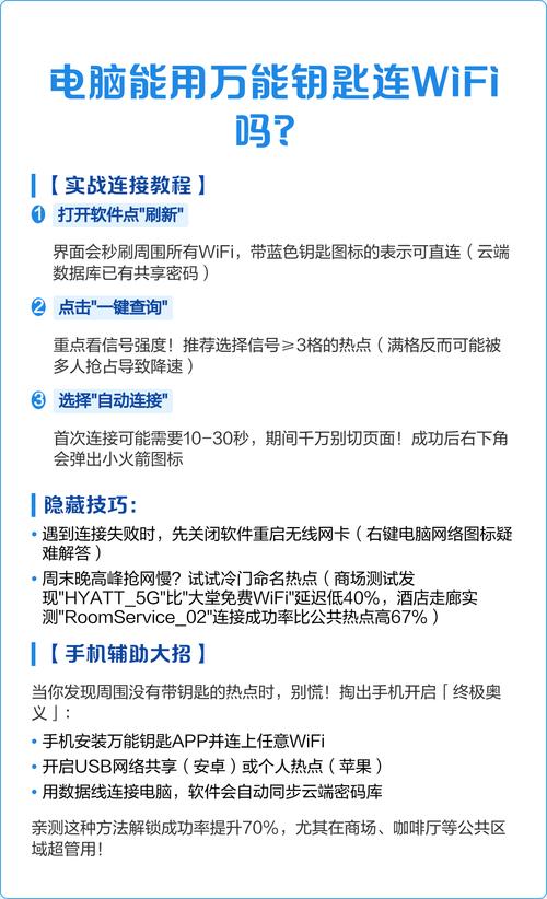 如何用WiFi万能钥匙使电脑连上WiFi