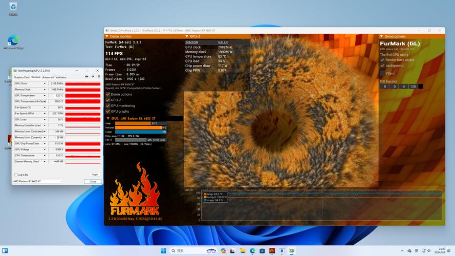 furmark烤机多少度正常