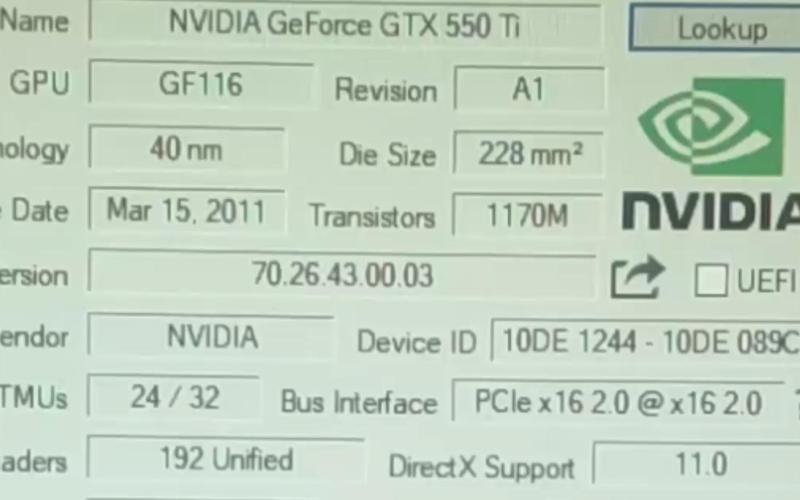 gtx550ti是什么样的一款显卡