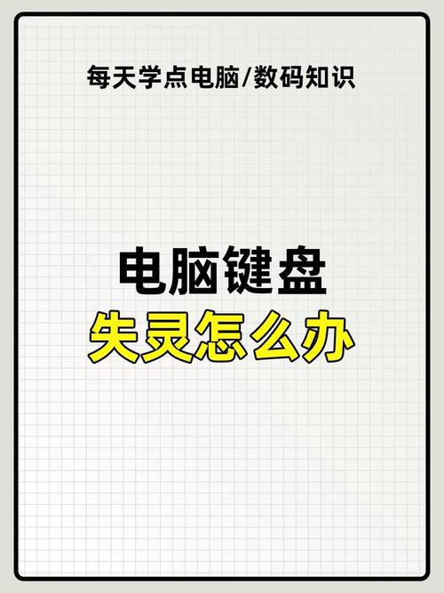 笔记本电脑键盘失灵怎么办
