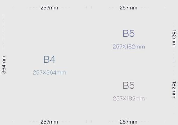 b5比a5笔记本大多少
