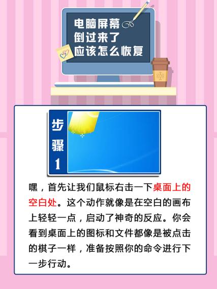 电脑屏幕整个倒过来了怎么办