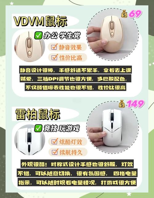 电脑办公用的鼠标,无线和有线的费用差多少