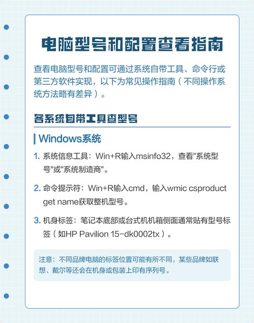 怎么查看电脑型号和配置