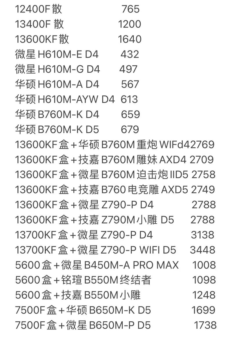 电脑硬件报价网(电脑硬件费用查询网)