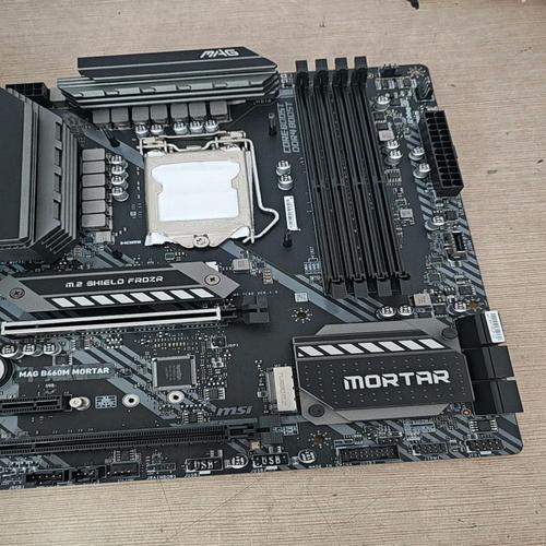 微星b460m内存频率能3200么