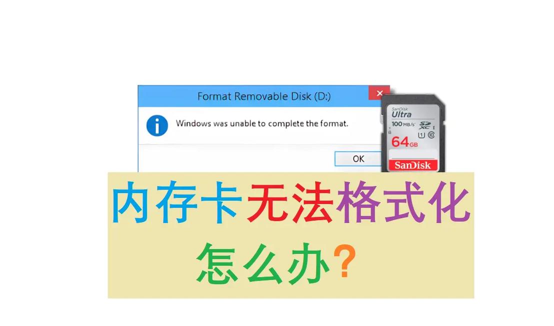 内存卡无法格式化怎么办?我教你!