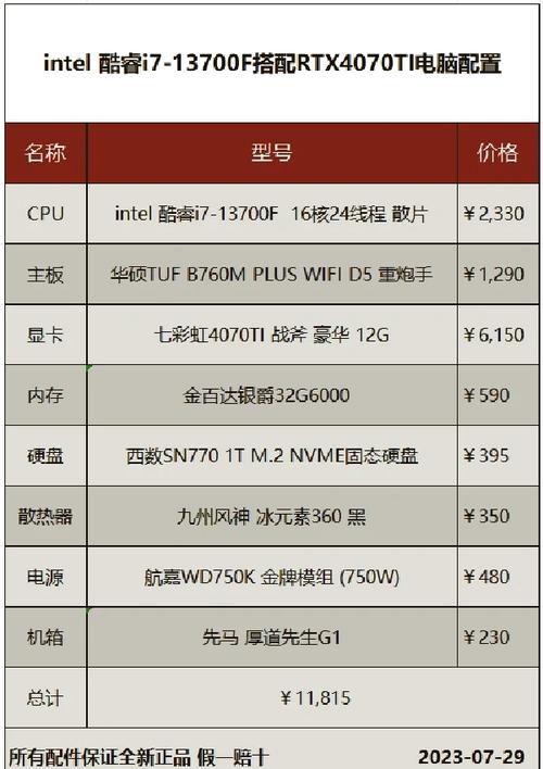 哪一款笔记本电脑是i7处理器,费用多少