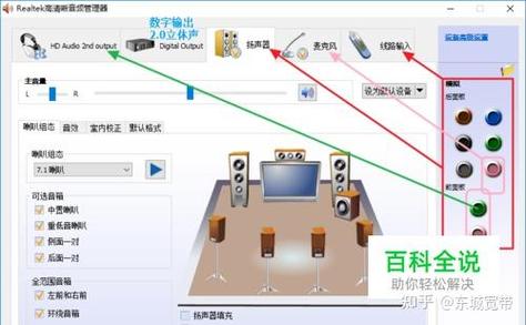 电脑的高清音频管理器怎么设置声音刚好win7系统REALTEK高清晰音频管...