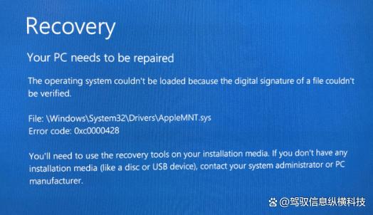 错误代码0xc0000428怎么修复