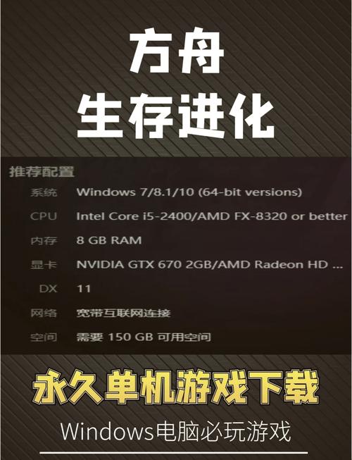 笔记本电脑玩方舟生存的最低配置是什么