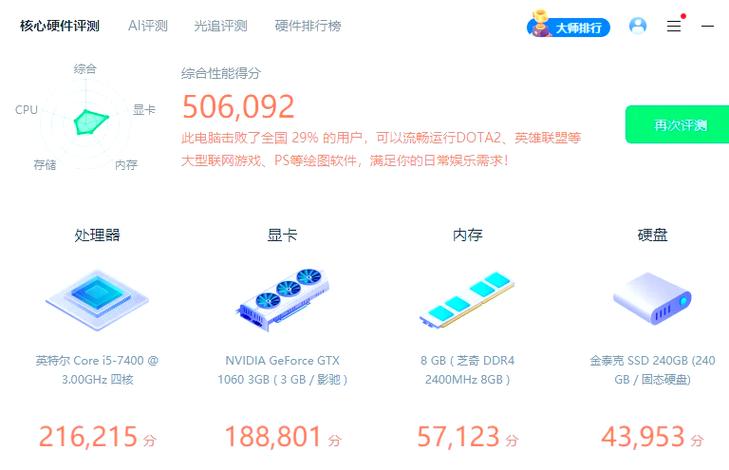 I57400的CPU能不能装2060显卡?
